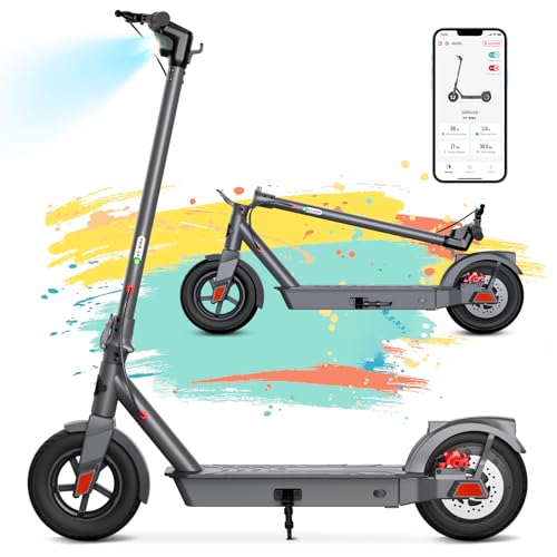SISIGAD Patinete eléctrico de 10 Pulgadas para Adultos con aplicación, Motor eléctrico de 350 W, batería de 36 V, 10,4 Ah, 20 km/h, Scooter eléctrico, con Doble Freno (no Abe)