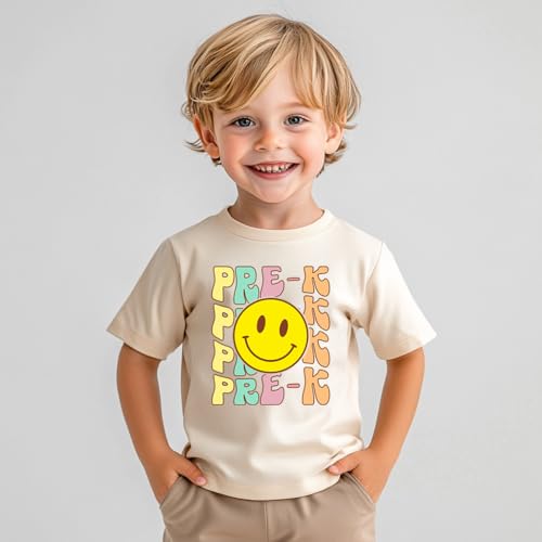Preschool Pre K Shirt for Toddler Boy, Back to School Pre-K Kindergarten Tee Girls, First Day of School Shirt for Kids4