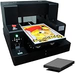A3 L805 DTG Imprimeur, DTG Imprimante T-Shirt Machine avec mélange à l'encre blanche et nettoyage semi-automatique, Direct au vêtement pour T-shirts Chapeaux de pantalons Chaussures