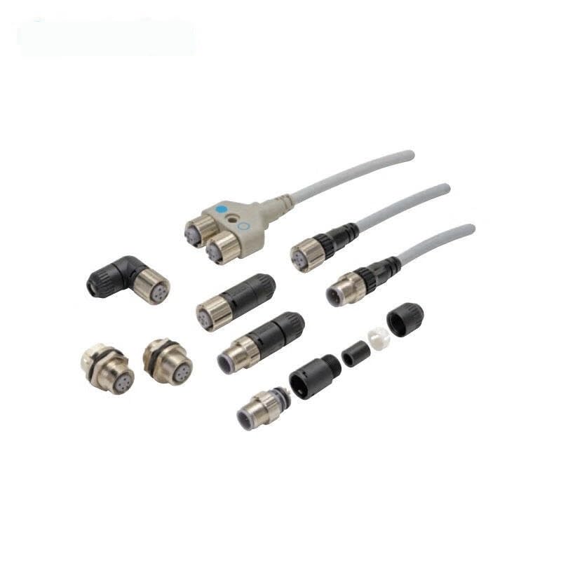 Connecteur d'E/S de capteur femelle M12 XS2F-D422-CC0-F unilatéral 4p