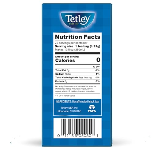 Tetley Decaffeinated Classic Black Tea Bags thumb #3