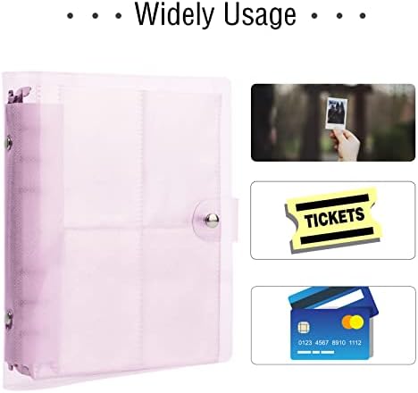 200 Pockets Photo Binder Album, Kpop Mini Photocard Holder Book, 3 Inch Small Photo Card for Picture Collection
