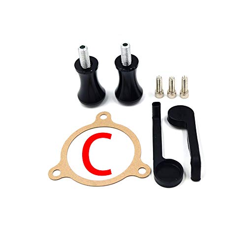 Air Filter Intake Motorcycle Turbine Cleaner Kit Cnc Cut Chrome For Harley Touring Street Glide 2008 - 2016 Softail 2016 - 2017 Fitment - C (Blue) #TOP5