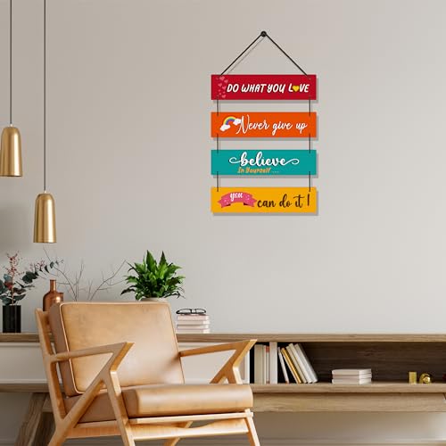 Image of EXPLEASIA Decorative Wall Hanging Wooden Art Decoration Item for Home Office Home Decor Gift Items