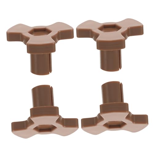SMASOLO 4 piezas Soporte de Rodillos para Microondas de Acoplador de Eje Giratorio de Plástico Resistente para Repuesto de Tornillo de Plato Giratorio Compatible con Horno Microondas
