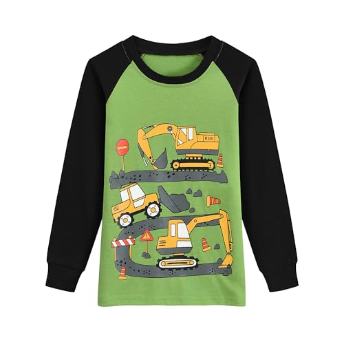 DDSOL Toddler Baby Boys Pajamas 2 Pieces Cotton Sleepwear Set Kids Fall Winter Long Sleeve Jammies2