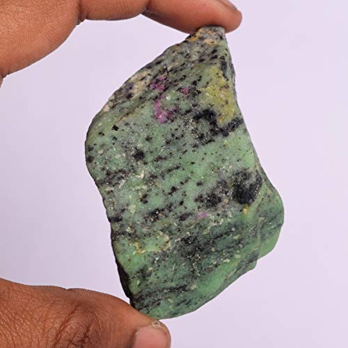 1pc Natural Ruby Zoisite Crystal Healing Gem 586.00 Ct Natural Rough Specimen Pink,Green & Black Ruby Zoisite2