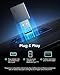 YJLUUJL Wireless Carplay Adapter for iPhone - Plug & Play Convert Wired to Wireless CarPlay for Cars from 2016 and iOS 10+, No Latency Mini USB Type A Black
