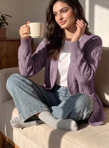 Image of Dokotoo Women Long Cardigan Open Front Knit Sweater 2026