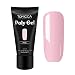 TOMICCA 60ML Polygel Nail Builder Poly Gel Nail Extension Gel Nail Enhancement Nail Thickening Solutions (Pink)