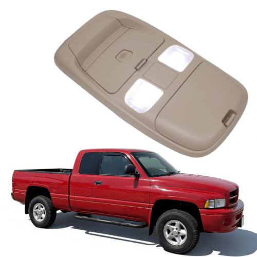 Lámpara LED de luz lectora para consola de techo Dodge Ram 1998-2002 miniatura 4