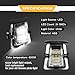 NOTISH LED License Plate Light, License Plate Light Lens, 6500K White Compatible with 2007 to 2018 JK Wrangler, OE 68064721AA