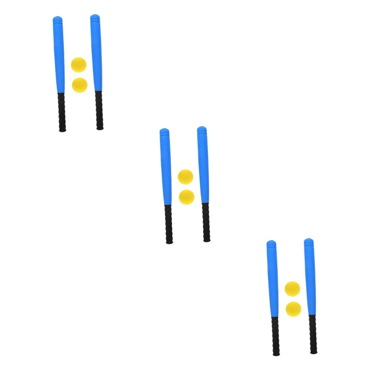 BESPORTBLE 3 Sets Foam Baseball Bat Soft Sponge Bat for Boys and Girls Lightweight Training Stick Perfect for Baseball Sports