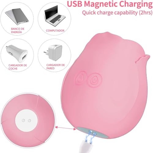 Vibrator_Vibrat.O.Rset 4 Woman Rabb.I.T S.Ex Adults Toys Vibraters4 Sale For Women Deep C.Litor.I.Se Su.Cking Vibabrat.Or Dido Vibertoror Toys4Women Toys4Couples For Men 10 Modes Silent Rose - 7