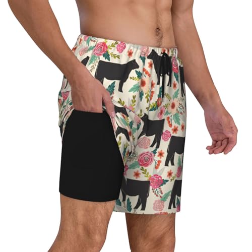 Pantalones cortos para hombre versátiles de secado rápido y bañador transpirable 3