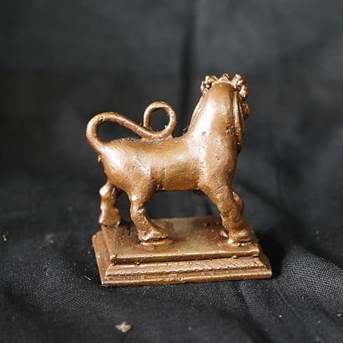 Image of Lion Murti Copper Bhagwan Ji Idol - 2.1 in - Pack of 1