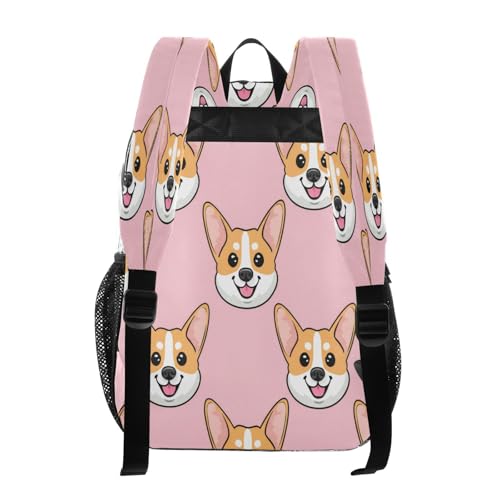 Cute Dog Clear Backpack - Stadium Approved Large 15.7-inch Waterproof Transparent Bag for Sports, Concerts, Work, Travel#273