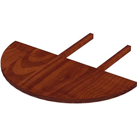 Ansteckplatten Set 45x90 Rund Mahagoni Rio Classico oder Rio Kanto Pinie 2X Tischverlängerung Echtholz Größe & Farbe wählbar Cover