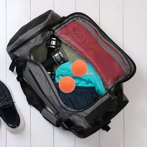 Massageball Faszienball Hart in Lacrosse Ball Größe für Rücken Beine Füße Hände. Triggerpunktball für Tiefengewebsmassage Myofasziale Muskel Entspannung Plantarfasziitis Yoga Pilates 2 Stück (Orange)