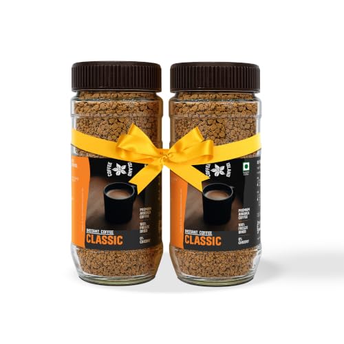 Image of Coffee Island Instant Coffee Classic Jar 100 gm | Combo Pack of 2 | 100% Arabica | 0% Chicory | Freeze Dried Coffee Granules