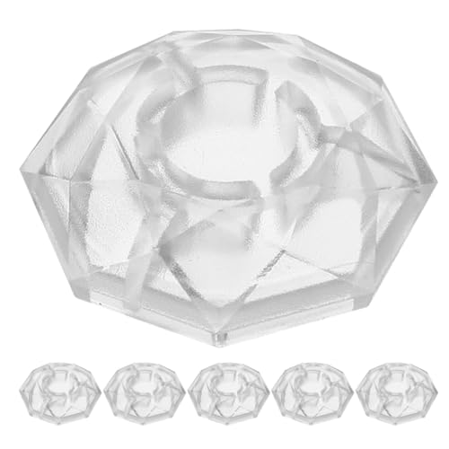 Caps de pour pédales effet guitare en diamant transparent pour meilleur appui