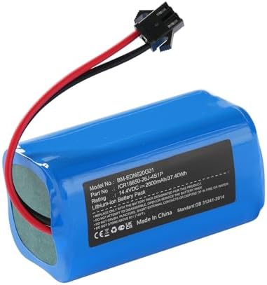 maxlithium 14.4V 2600mAh Ersatzakku für Eufy RoboVac und mehr