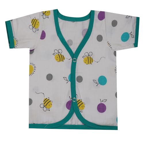 Image of V2M Cotton Jhabla New Born Baby Clothes