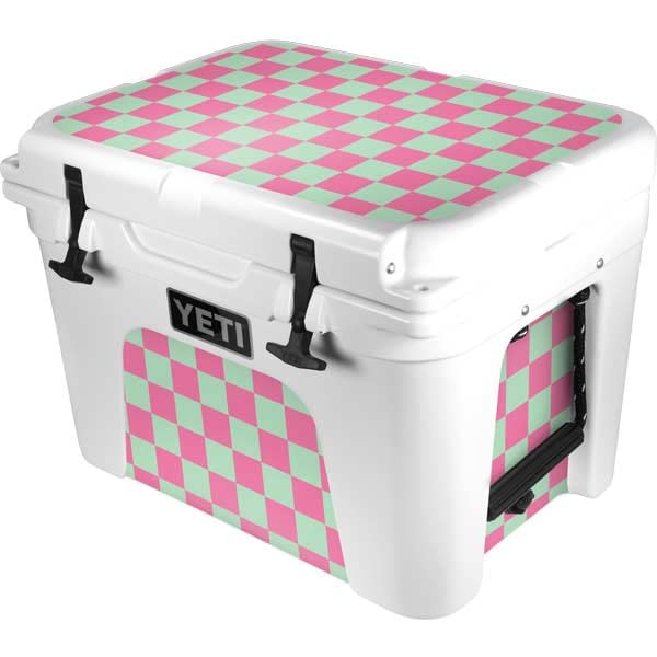 Skinit Decal Skin Compatible with YETI Tundra 35 Hard Cooler - Originally Designed Watermelon Checkered Design
