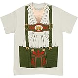 Impact Originals Octobeerfest Oktoberfest Men's White/Multi T-shirt, (X-Large)