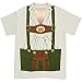 Impact Originals Octobeerfest Oktoberfest Men's White/Multi T-shirt, (X-Large)