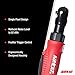 AIRCAT Pneumatic Tools 801: Composite Ratchet 320 RPM, 35 ft-lbs Maximum Torque - 3/8-Inch