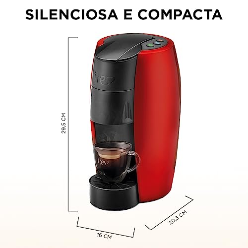 Cafeteira Espresso Tres, Lov, Vermelha 220V 3 Corações