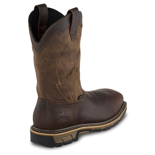 Image of Irish Setter Marshall 11 inch Mens Non-Metallic Toe Work Boot, Brown, 8.5 W