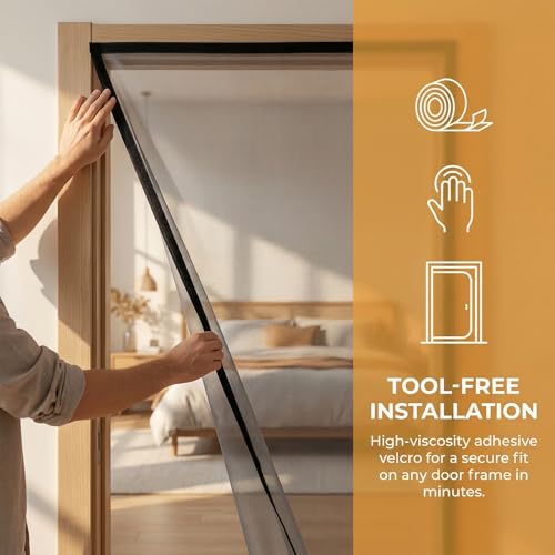 Cat Screen Door, Easy Zipper Tool-Free Washable Ventilated | Easy zipper access, Tool-free install, Washable, Ventilated, For home and garden - Image 6