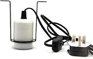 Arigoul Reptile Ceramic Heat Lamp Holder E27 Bulb Pet Heater Bracket for Snake, Turtle, Lizard and Other Reptile