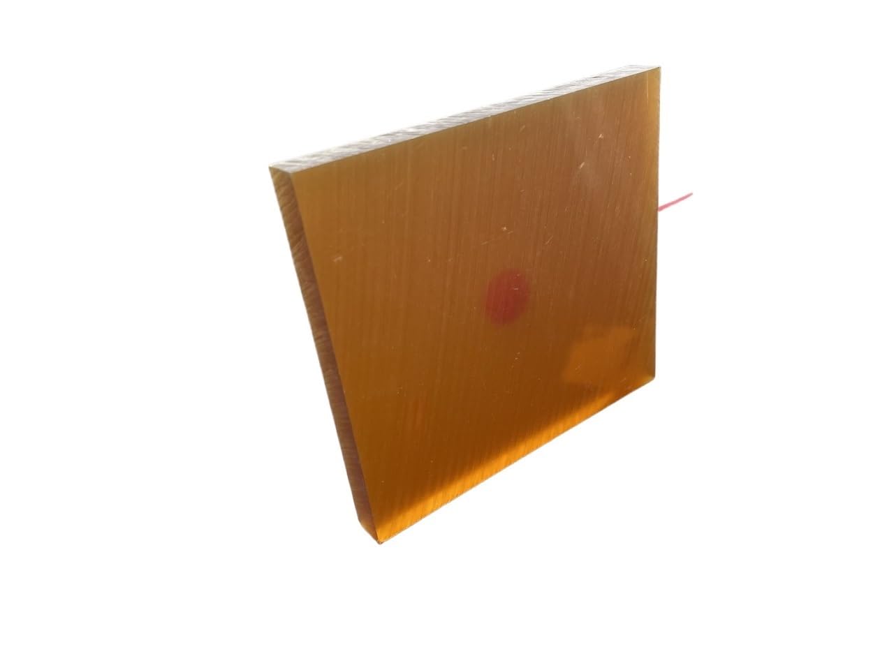 Hoja de polieterimida PEI Opciones de espesor múltiple Placa de plástico de ingeniería industrial resistente a altas temperaturas(15mm Thickness,100x200mm)