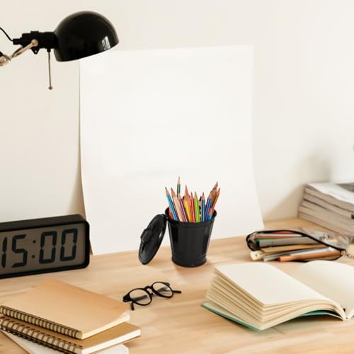 Mini caneca de escritorio con tapa compacta 4.33 pulg miniatura 2