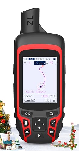 NiesahYan A6 Handheld GPS Navigator, Waterproof, 20H Battery