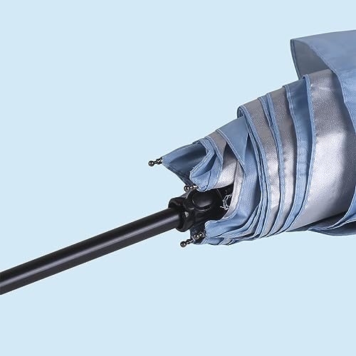 Image of MINISO Umbrella 3 Fold, Winter UV Protection Silver Coating Layer Travel Portable Sun Umbrella for Women & Men