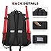Goloni Baseball Bag,Backpack for Baseball, T-Ball & Softball Equipment & Gear,Softball Bag with Shoe Compartment,Fence Hook
