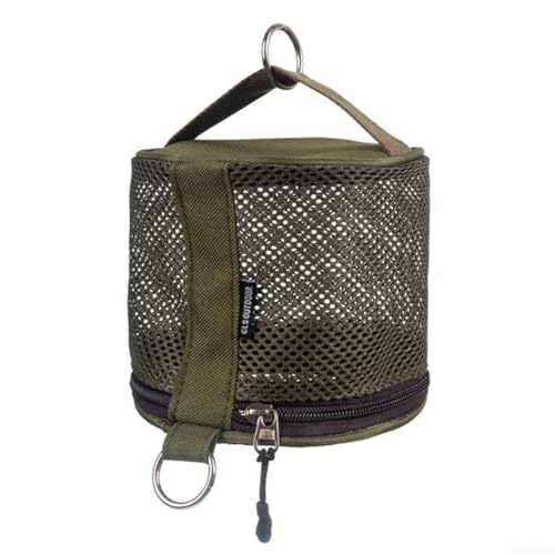 Multi purpose Camping Tissues Storage Case, Hanging Bag for Paper Towel (green)