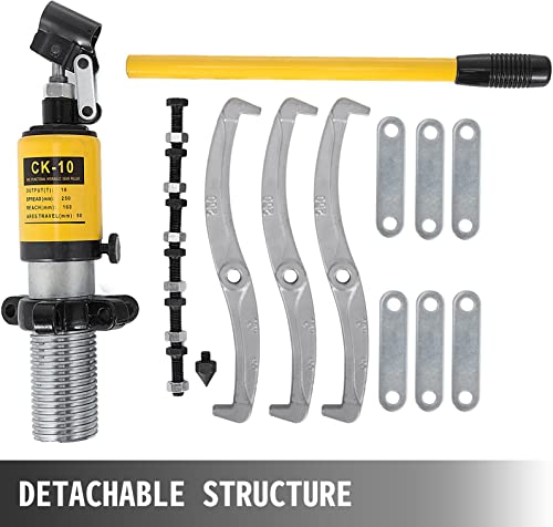 Image of Inditrust 10 Ton Hydraulic Puller Automotive Tool Wheel Bearing Pulling Separator Kit Bearing Hub Puller Garage Tooling Bearing pullers Lever Tool