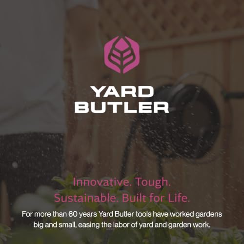 Yard Butler Wall Mounted Swivel Hose Reel, 90°, 75ft - Leakproof Hose Storage Solution - Durable Powder Coated Steel Construction - Rust Resistant Outdoor Watering Accessory - Tangle-Free Operation by Yard Butler - Image 7