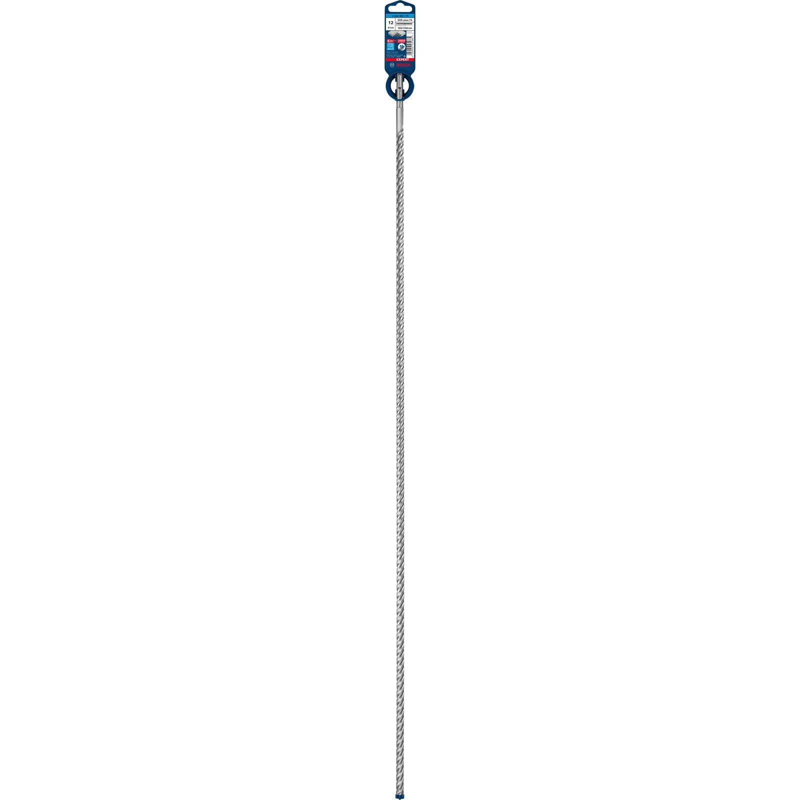 Bosch Accessories EXPERT SDS plus-7X 2608900115 - Broca para martillo perforador, 1 pieza, 12,00 mm, longitud total 1000 mm