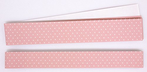 Bande à pois rose Kawaguchi pour personnaliser les vêtements des enfants
