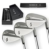 69 Golf Wedge Set Flop, Sand & Pitching Wedges for Men & Women | Length 35' Stepped Steel Shaft (54/60/69 Set) (Left)