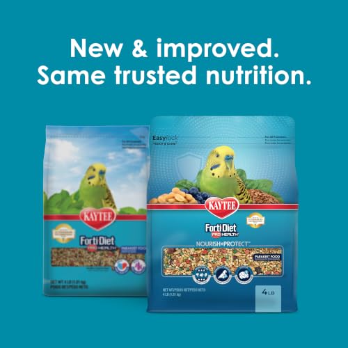 Kaytee Forti-Diet Pro Health Nourish+Protect Parakeet Food, 4 Pounds - image 2