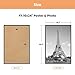 upsimples 16x24 Picture Frame Black 3 Pack, Scratch-Proof Poster Frames 16 x 24 for Photo Gallery - Slide-in Strips, Horizontal or Vertical Wall Mounting