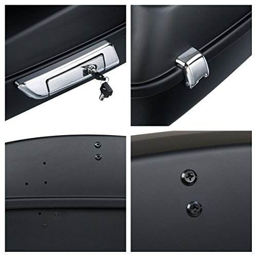 Xfmt Matt Black Chopped Tour Pack Trunk W/Backrest Compatible With Harley Touring Flhr Flhx Flhxs Flhrse6 Flhxse Fltrx Fltrxs 2014-2022 #TOP5