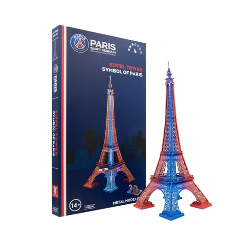Eiffel Tower Symbol Of Paris Saint-Germain PSG - Metal Model Kit - Officially Licensed Miniature Alloy Replica Collectible Display Gift